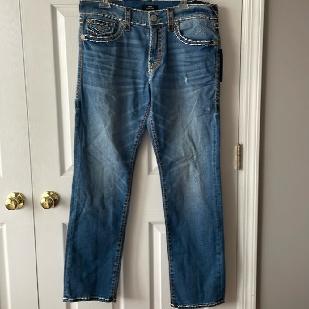 NWT True Religion Ricky Relaxed Straight